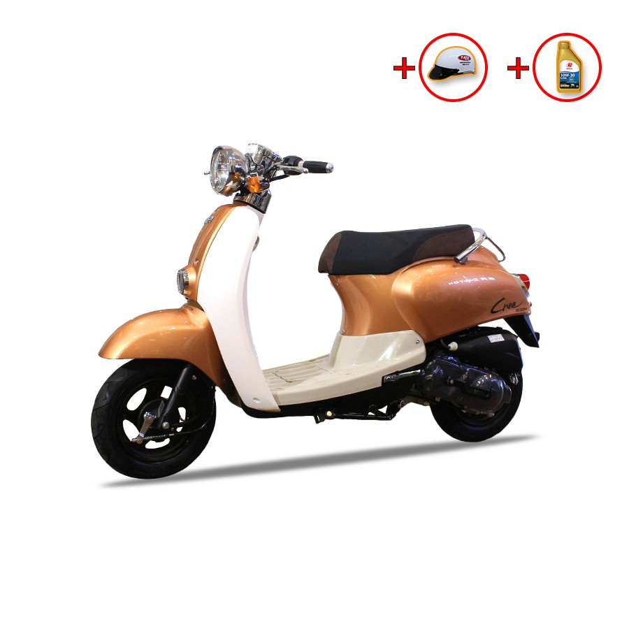 Xe máy tay ga 50cc TAYA CREA (màu đồng)