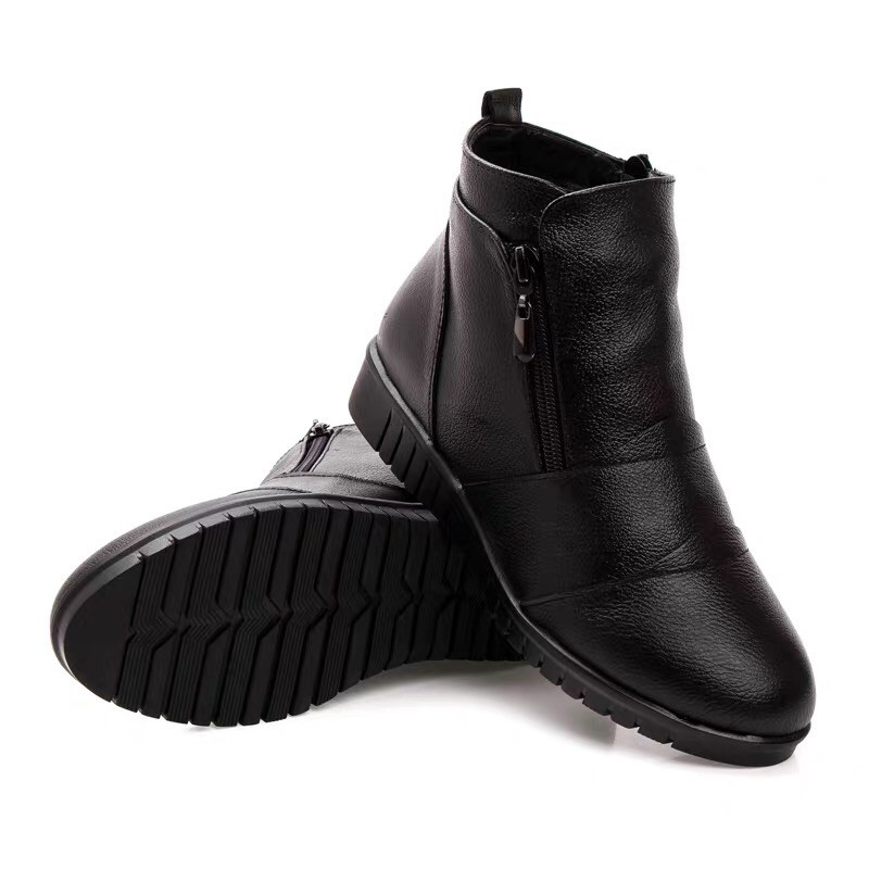 (Có sẵn) Giày bốt Quảng Châu D1153 (Có lót lông và không lót lông)