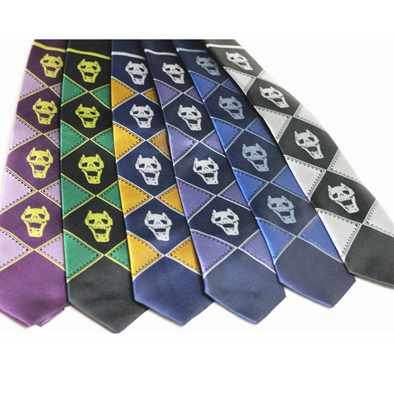 Cà Vạt Phong Cách JOJO tie Kira Yoshikage 'S bizarre adventure Cá Tính