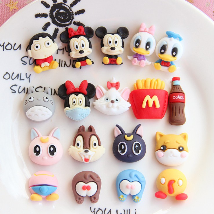 Charm các nhân vật hoạt hình Cartoon Network Mickey, Donald, Chipmunk cho các bạn trang trí Crocs, DIY