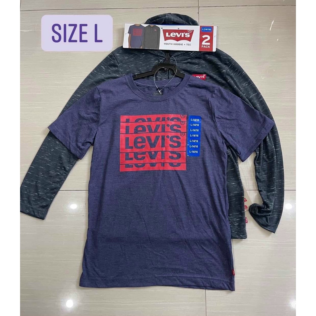 Set 2 áo Levis bé trai chính hãng