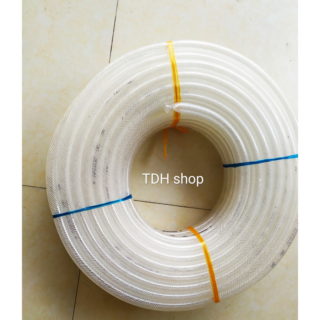 Ống nhựa lưới màu trắng phi  8,10,12, 14,16, 18, 25/ Ống nước nhựa dẻo tưới cây các size