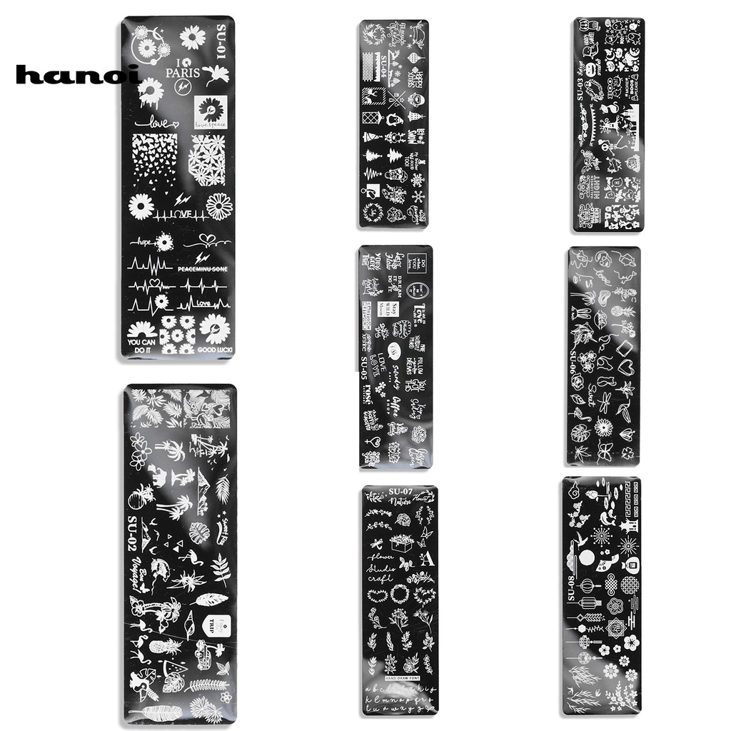 Khuôn In Họa Tiết Trang Trí Móng Tay DIY Siêu Nhẹ Dành Cho Nữ