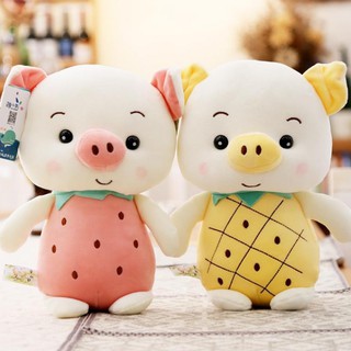 GẤU BÔNG HEO TRÁI CÂY DỄ THƯƠNG, LỢN TRÁI CÂY SIÊU MỀM MỊN CUTE (23CM---->70CM) VẢI MINISO 4 CHIỀU CAO CẤP, HÀNG LOẠI 1