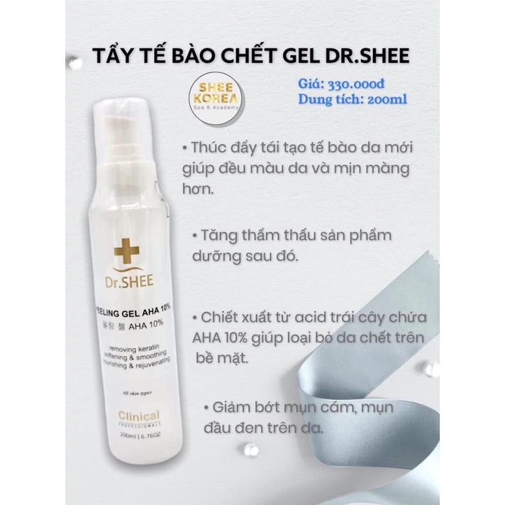 Tẩy Tế Bào Chết Dr Shee, Tẩy da chết AHA 10% DrShee