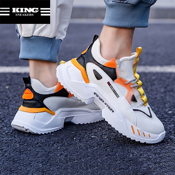 Giày Thể Thao Nam [ FREESHIP EXTRA ] Tăng Chiều Cao Phong Cách Cực Ngầu Thời Trang Trẻ Trung- V28V