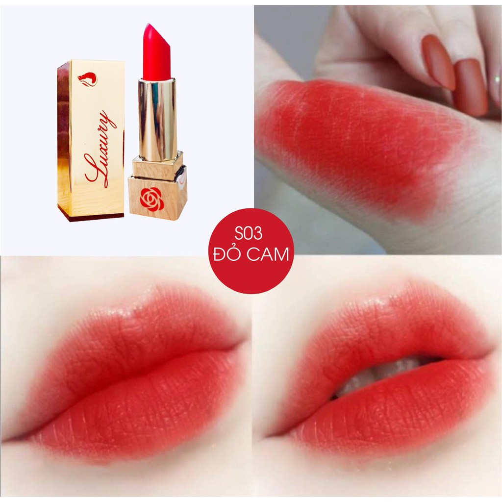 (SON SÁP)Son môi ngân bình,son thỏi,son luxury,son bền màu,lâu trôi,lâu phai,lên màu tự nhiên | BigBuy360 - bigbuy360.vn