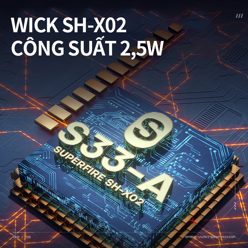 Đèn Pin Siêu Sáng SUPERFIRE S33-A LED Mini siêu sáng cầm tay đa năng tiện lợi