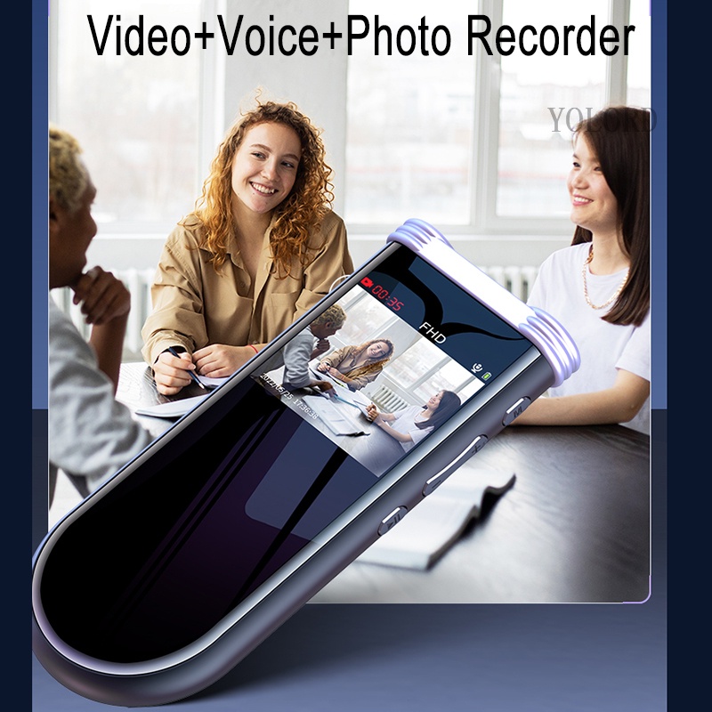 Máy Quay Video Kỹ Thuật Số Mini HD 1080P Bằng Kim Loại Có Màn Hình Hiển Thị