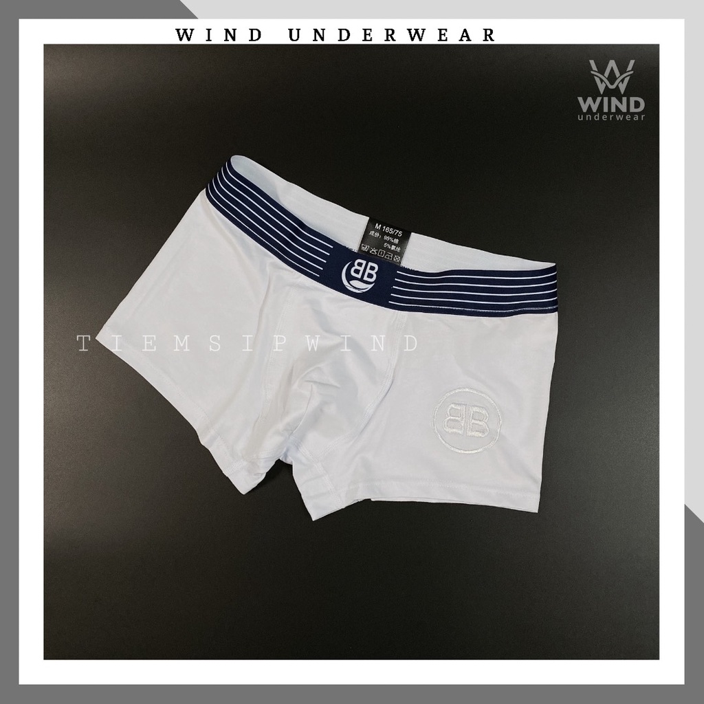 Quần lót nam đùi boxer cao cấp chất vải cotton 100% co giãn 4 chiều siêu thấm hút mồ hôi WIND BB001