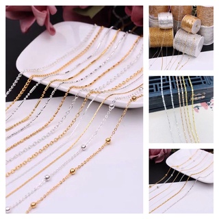 1 mét dây xích làm phụ kiện trang sức cổ trang tự làm bằng kim loại mạ có sẵn