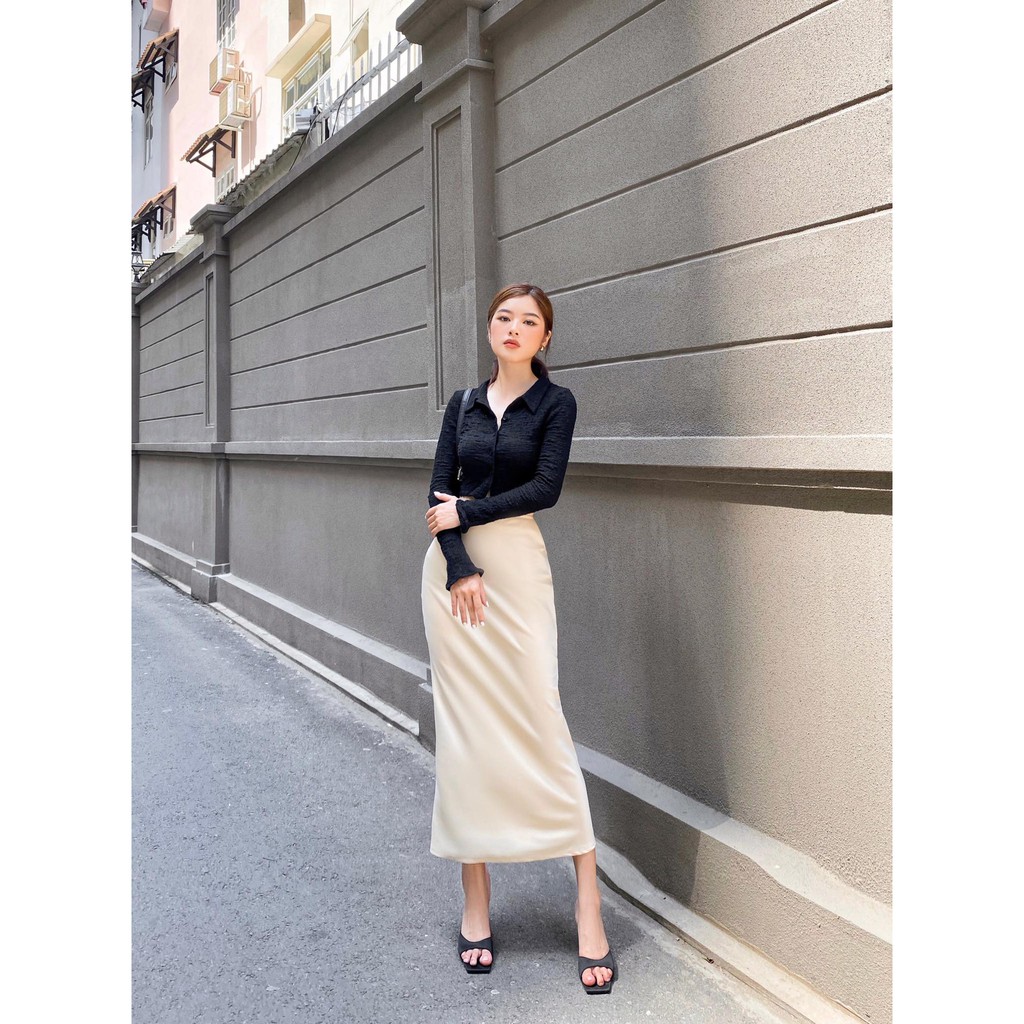 CHÂN VÁY SATIN - SATIN SKIRT | BigBuy360 - bigbuy360.vn