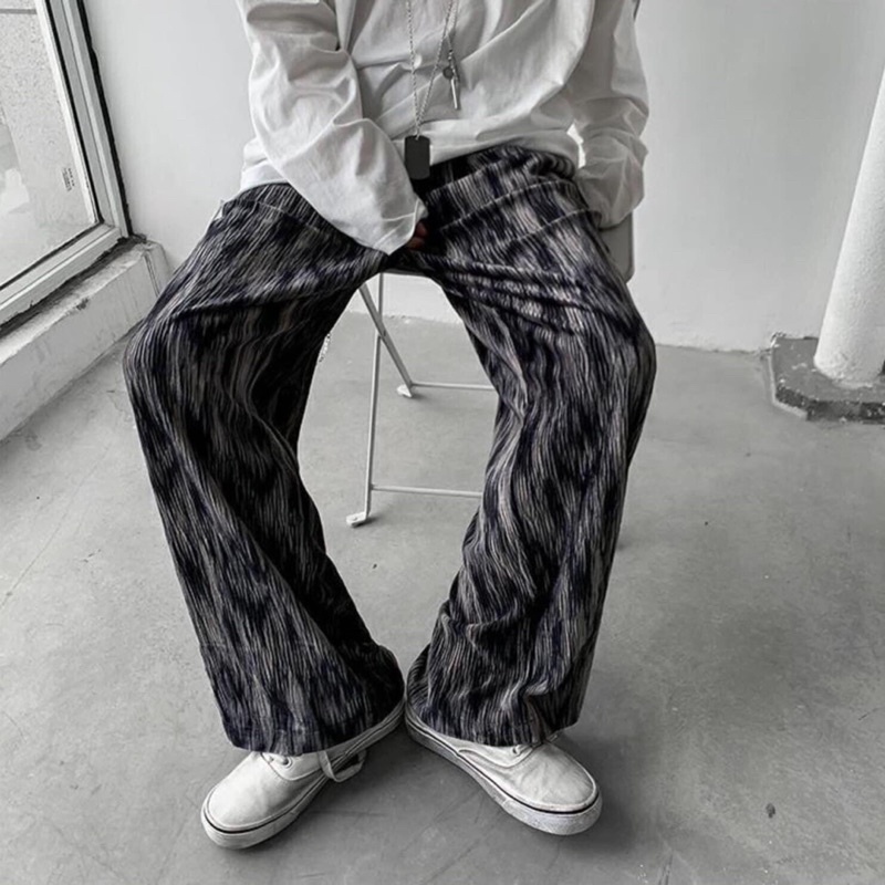 Quần Ống Suông Hoạ Tiết 3D Unisex
