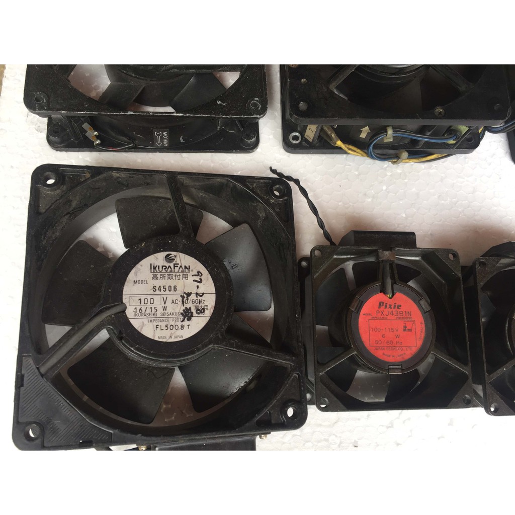 Quạt Fan 110V nhiều kích thước khác nhau Fan 8 (8x8Cm) Fan 10 (10x10Cm)