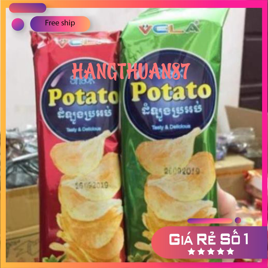 1 Khoai tây chiên Potato đóng túi ăn siêu ngon. Free ship đơn từ 50k