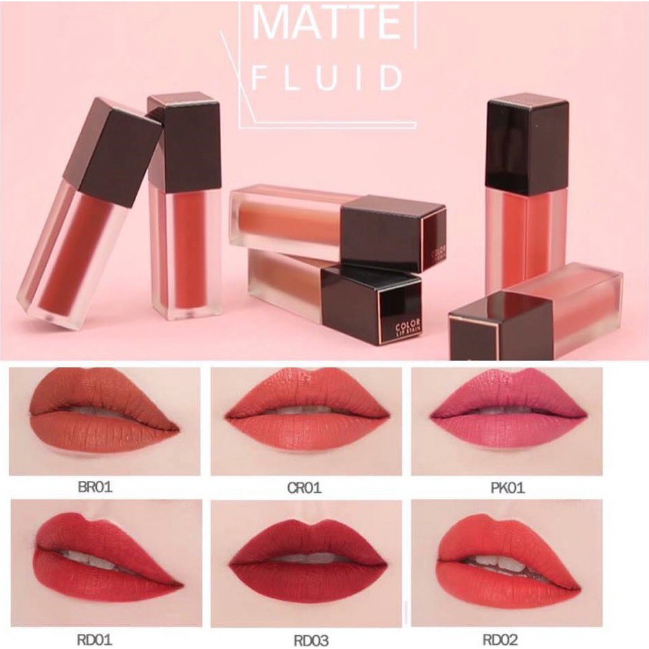 Son kem lì Apieu Color Lip Stain Matte Fluid