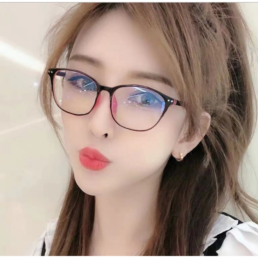 Gọng kính cận/kính chống ánh sáng xanh siêu dễ thương cho các bạn nữ - KM26