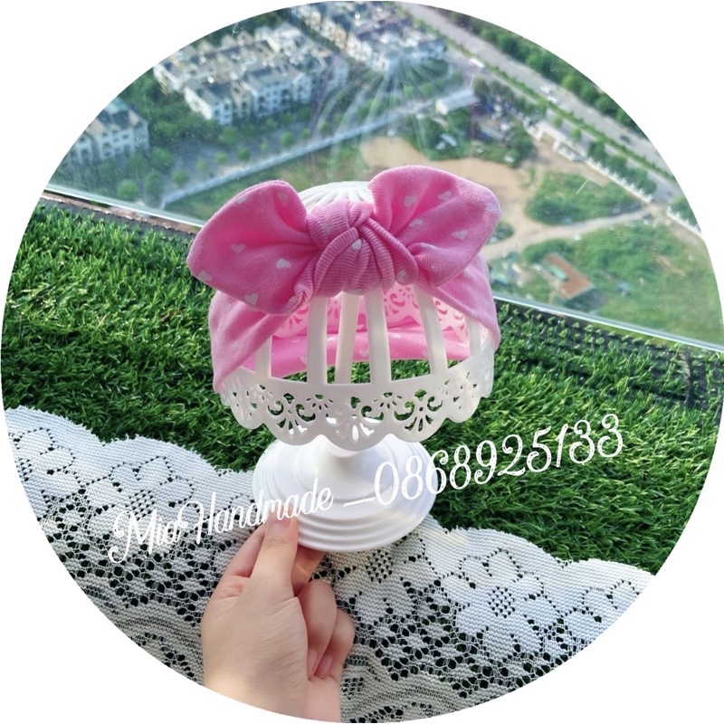 MŨ TURBAN CHO BÉ RẺ ĐẸP CHẤT COTTON MỀM MỊN