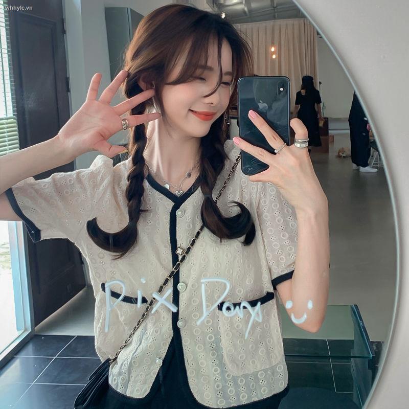 Áo Sơ Mi Cổ Chữ V Tay Ngắn Phong Cách Nhật Bản Thời Trang Mùa Hè Mới 2021 Cho Nữ