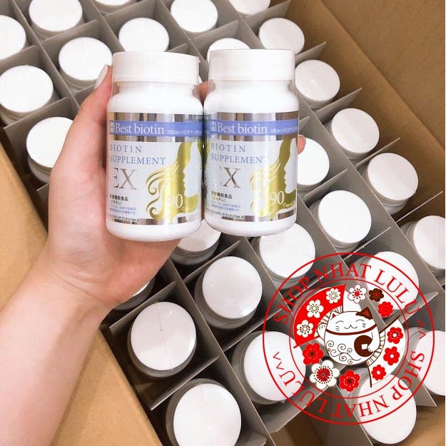 Viên uống hỗ trợ mọc tóc Best Biotin Ex Nhật bản 90 viên_shopnhatlulu