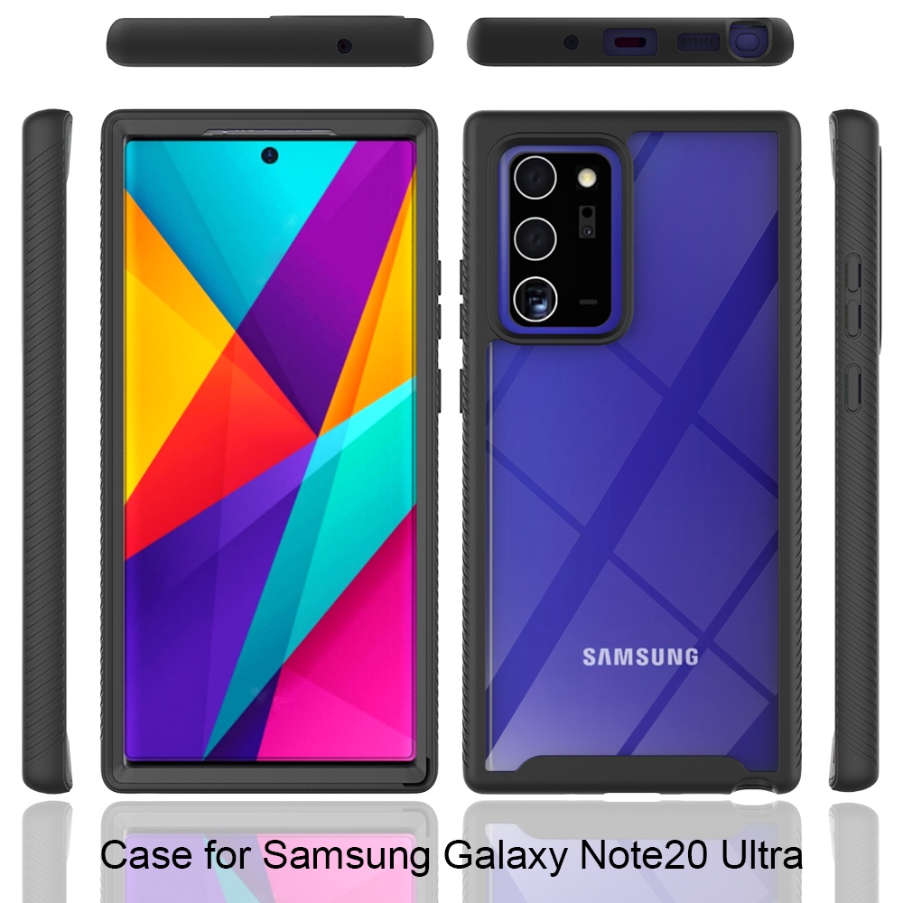 Ốp Điện Thoại 2 Trong 1 Chống Sốc Bảo Vệ 360 Độ Cho Samsung Galaxy S10 Lite Note 20 Ultra 10 Plus 10 Lite 2020