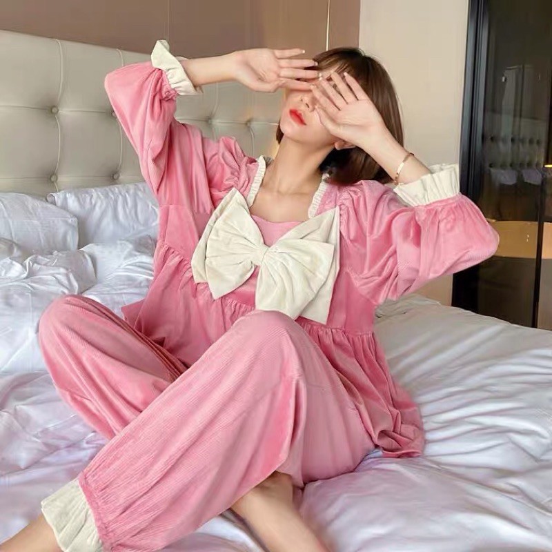 Set đồ ngủ pink pink