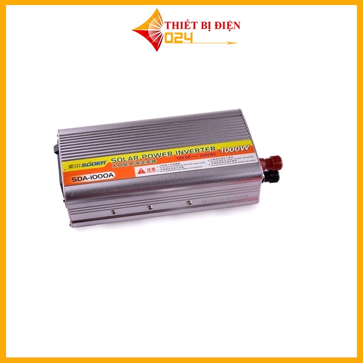 Kích điện solar SDA 12VDC lên 220VAC Sin Mô Phỏng