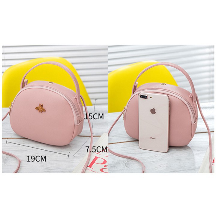 Túi xách thời trang nữ đính con ong cao cấp-TXN138 TT&amp;GĐ