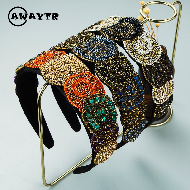 Băng Đô Cài Tóc Đính Đá Thời Trang Sang Trọng Cho Nữ