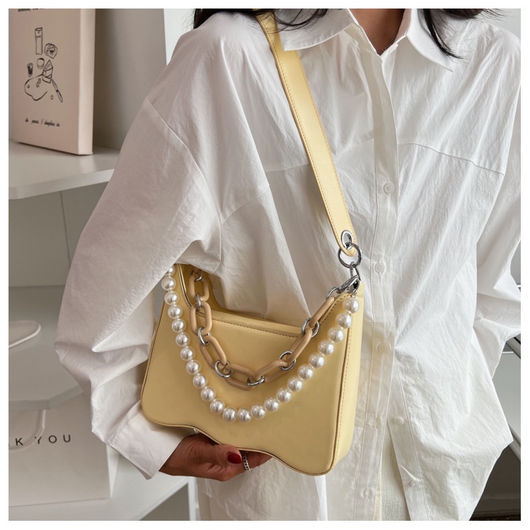Túi Đeo JASMIN NOIR Chéo Da PU Hình Bán Nguyệt Xinh Xắn Cho Nữ
