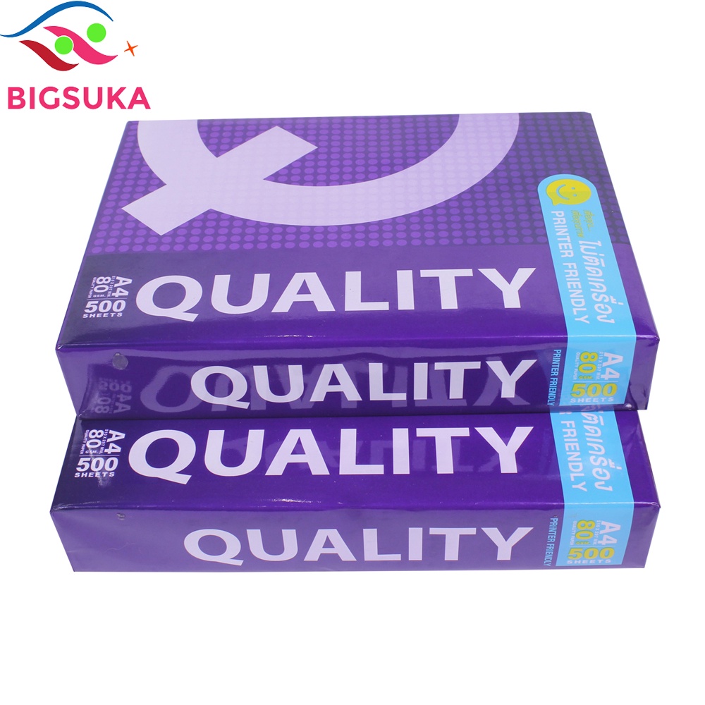 Giấy in A4 Quality 80gsm 500 tờ siêu mịn - xuất xứ Thái Lan BIGSUKA