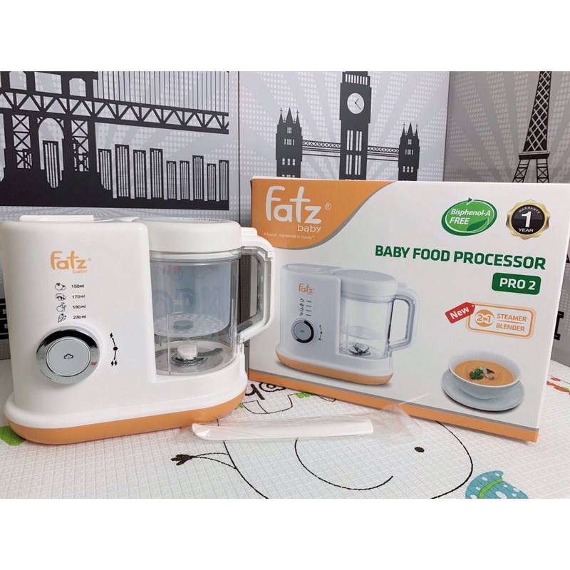 Máy xay hấp thức ăn dặm FATZ BABY Pro 2, Suzy baby