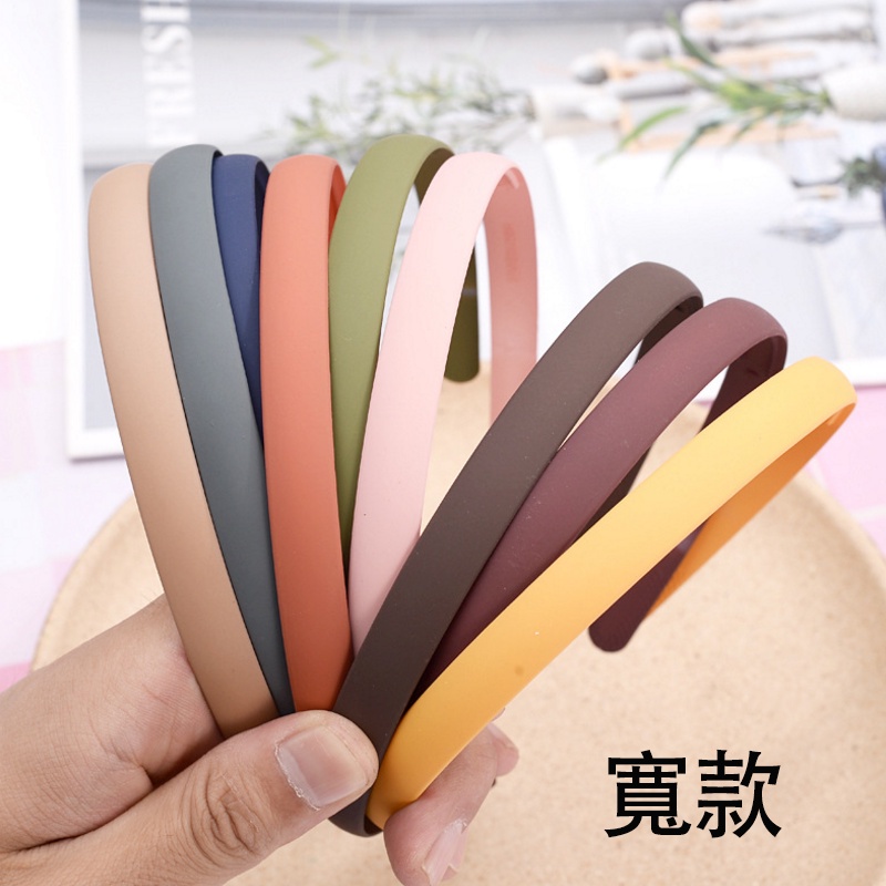 Chất Lượng Cao Băng Đô Mỏng Viền Rộng Chống Trượt Răng Cưa Dạng Nhấn Răng Trang Điểm Rửa Mặt Trang Điểm Trường Tiểu Học