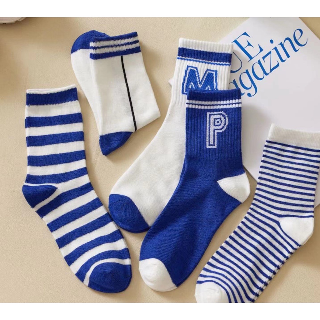 - Nhiều Set 5 đôi nhiều màu họa tiết nữ tính mang giày nhiều kiểu dáng dễ thương