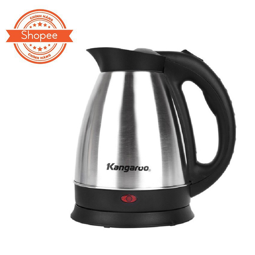 Bình đun siêu tốc thân Inox Kangaroo 1.5L Model KG335N - Chính hãng 1 đổi 1 trong 7 ngày shop khobansilc H-3715