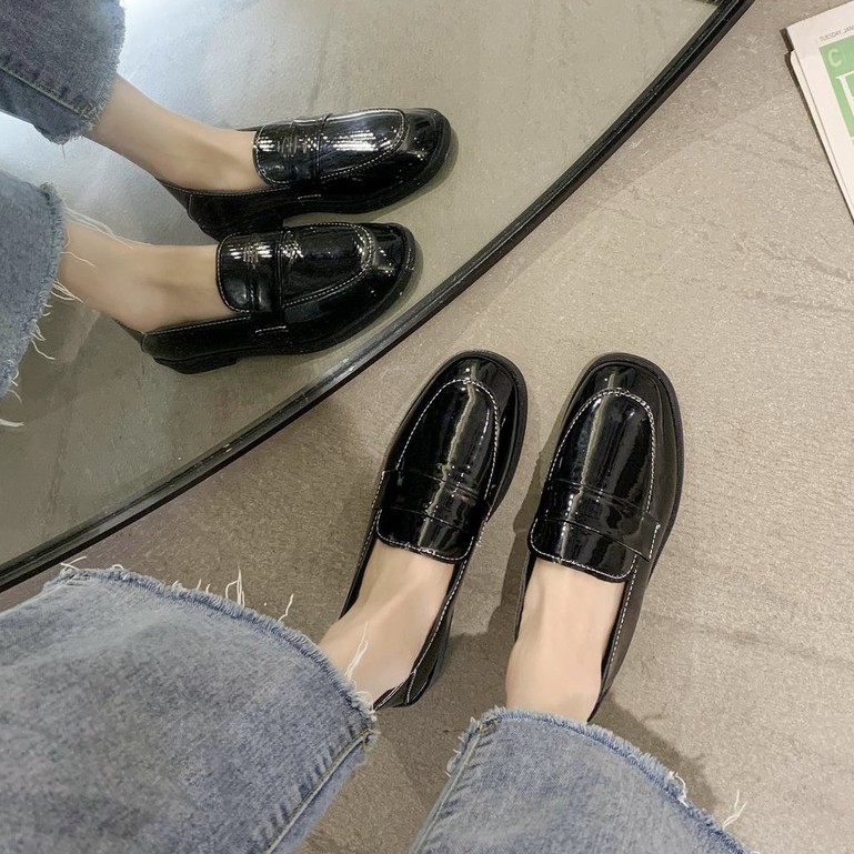 Giày bít mũi dễ thương phong cách Hàn Quốc cho nữ