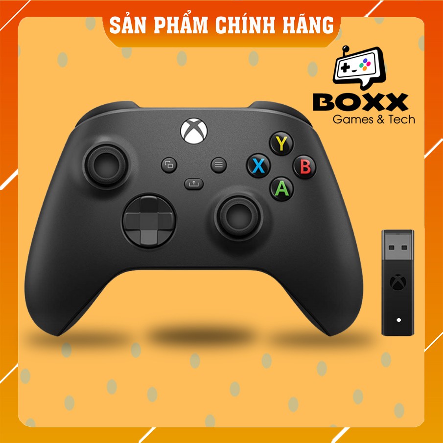 [Mã 11ELSALE hoàn 7% xu đơn 300k] Tay cầm Xbox Series X - Bản kèm USB Receiver 2021