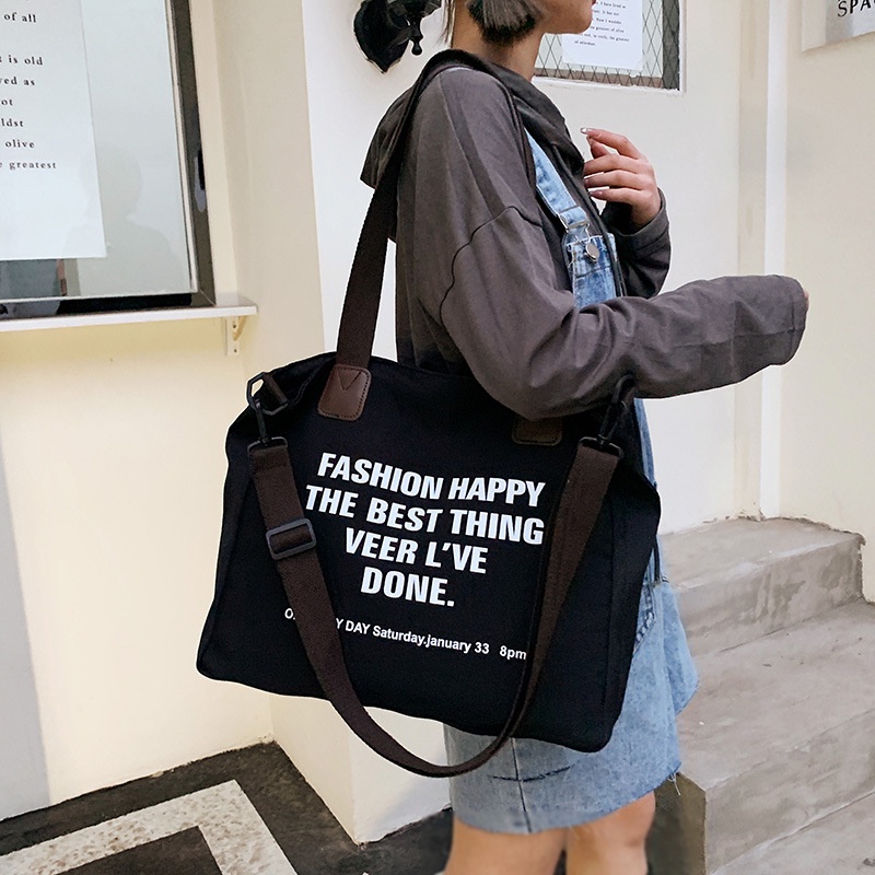 Túi Xách Vải Cỡ Lớn Thời Trang Dành Cho Nữ