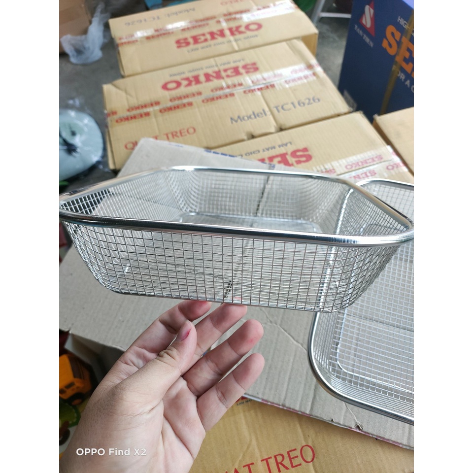 Mua Rổ inox Rổ đa năng - Rổ vuông, chữ nhật không gỉ sét nhiều size giá ...