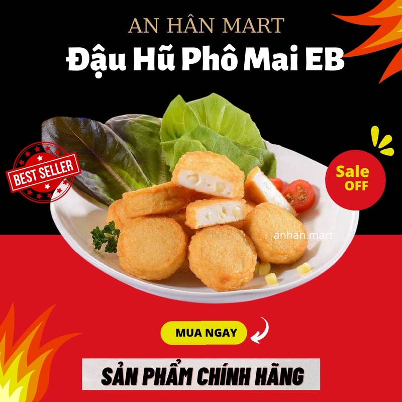 Đậu Hũ Phô Mai EB Malaysia chính hãng gói 200g