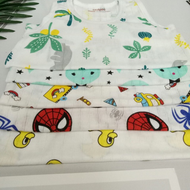Combo 5 bộ balo bcotton giấy bé trai
