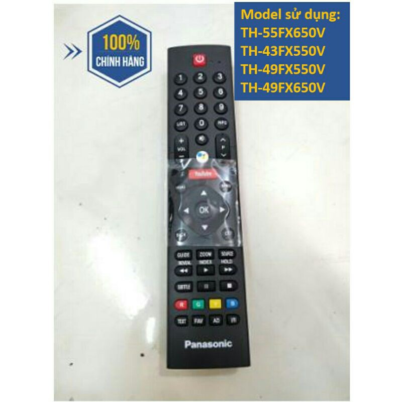 điều khiển tivi Panasonic giọng nói chính hãng