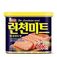 [Hàng Nội Địa] Thịt Hộp Lucheon Meat Lotte Hàn Quốc 340g. Hàng Ngon. Ăn Là Thích Ngay