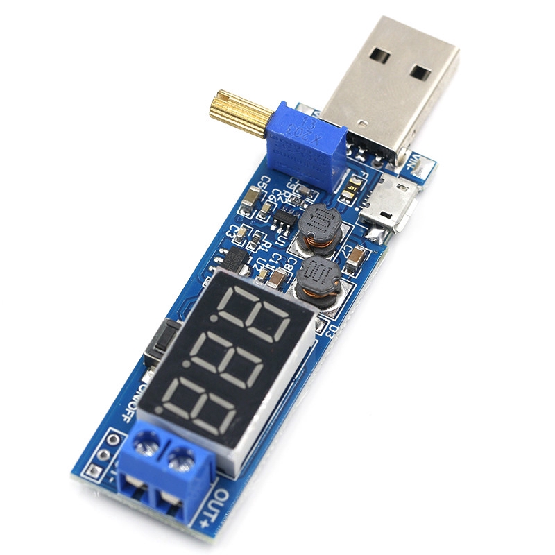 Mô Đun Tăng Áp DC-DC 5V - 1.2-24V Cổng USB