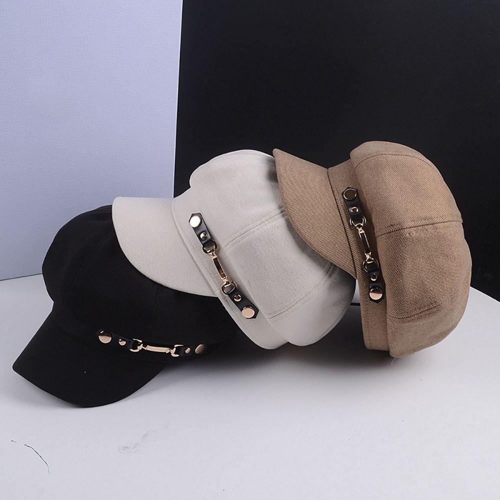 Mũ Nồi VANES1 Khóa Kim Loại Giữ Ấm Thời Trang Đường Phố Cho Nữ