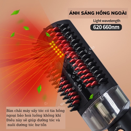 Lược điện phun nước làm thẳng uốn cúp - nóng nhanh điều chỉnh nhiệt mẫu mới 2022