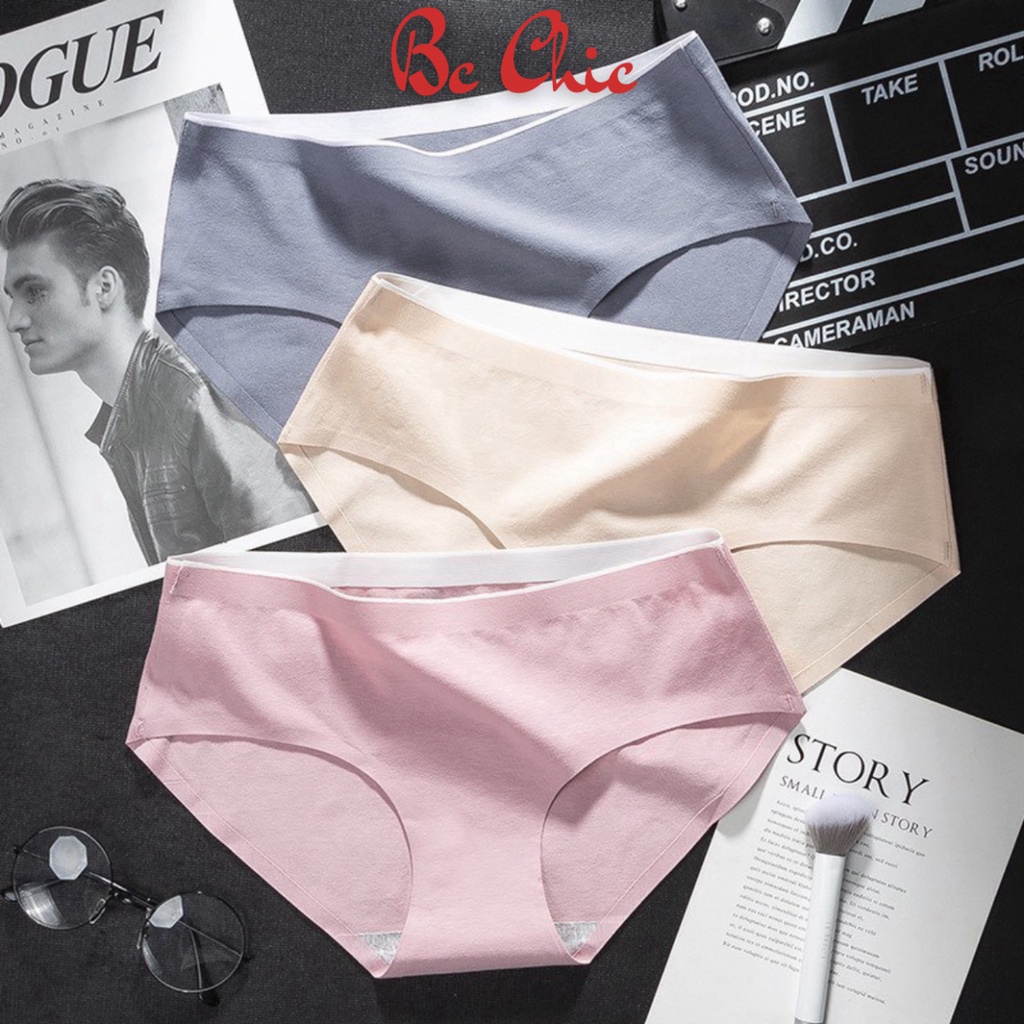 Quần Lót Nữ COTTON dán không đường may trẻ trung trẻ trung gợi cảm tôn dáng MÃ 02  BC_CHIC LINGERIE