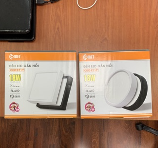 ĐÈN LED ỐP TRẦN VUÔNG COMET CED221T-DB