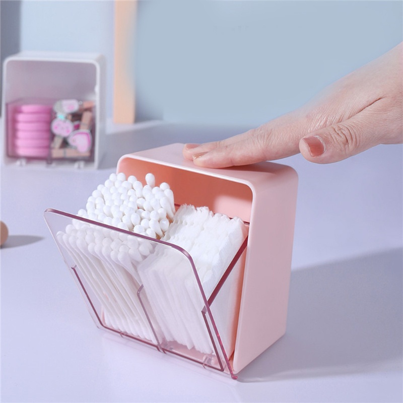 Hộp Đựng Khăn Giấy / Tăm Bông / Mỹ Phẩm Để Bàn Đa Năng Tiện Dụng