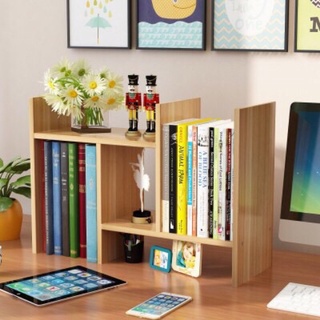 Kệ sách gỗ để bàn nhiều màu, kệ decor phòng